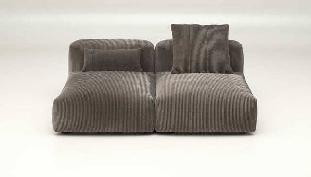 vetsak | Sofa Set 01 Medium - cord velour - mocha | Modulaire Sofa | 2.5 Zits