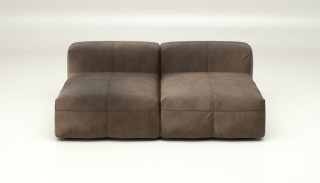 vetsak | Sofa Set 01 Medium - leather - cacao | Modulaire Sofa | 2.5 Zits