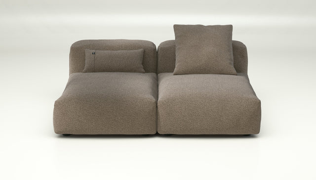 vetsak | Sofa Set 01 Medium - loop loop - taupe | Modulaire Sofa | 2.5 Zits