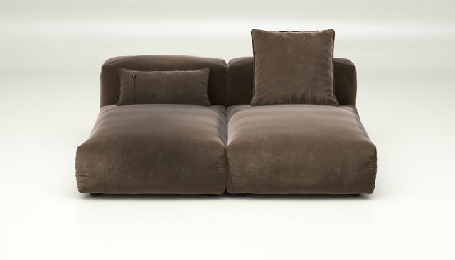 vetsak | Sofa Set 01 Medium - suave - espresso | Modulaire Sofa | 2.5 Zits