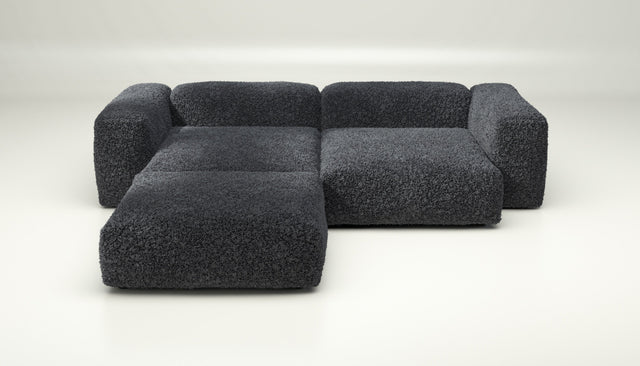 vetsak | Sofa Set 03 - doodle - dark grey | Modulaire Sofa | 3.5 Zits | Big Sofa | Hoeksofa