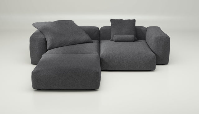 vetsak | Sofa Set 03 - loop loop - anthracite | Modulaire Sofa | 3.5 Zits | Big Sofa | Hoeksofa