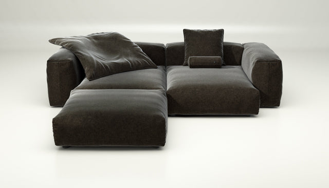 vetsak | Sofa Set 03 - suave - anthracite | Modulaire Sofa | 3.5 Zits | Big Sofa | Hoeksofa