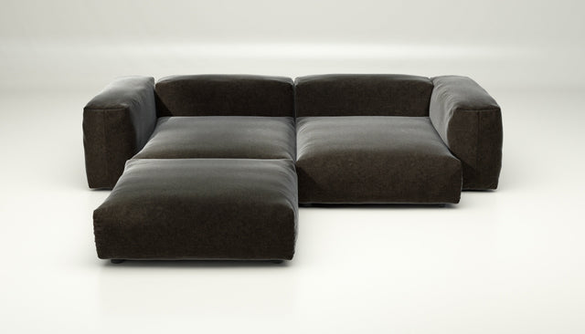 vetsak | Sofa Set 03 - suave - anthracite | Modulaire Sofa | 3.5 Zits | Big Sofa | Hoeksofa