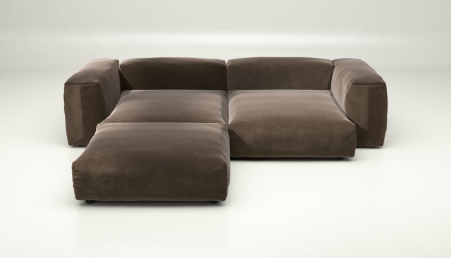 vetsak | Sofa Set 03 - suave - espresso | Modulaire Sofa | 3.5 Zits | Big Sofa | Hoeksofa