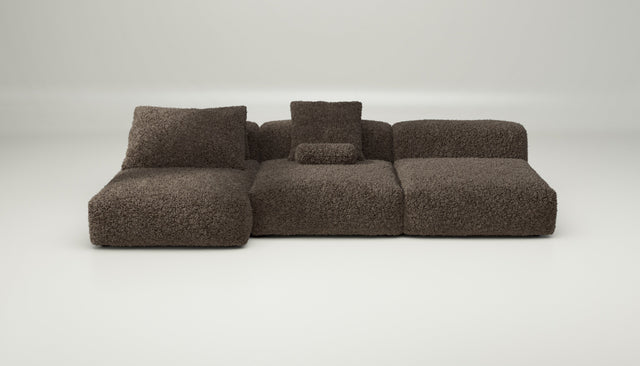 vetsak | Sofa Set 04 - doodle - cacao | Modulaire Sofa | 5 Zits | Big Sofa