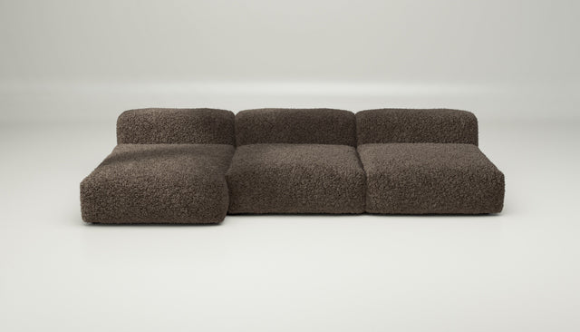 vetsak | Sofa Set 04 - doodle - cacao | Modulaire Sofa | 5 Zits | Big Sofa