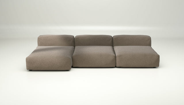 vetsak | Sofa Set 04 - loop loop - taupe | Modulaire Sofa | 5 Zits | Big Sofa