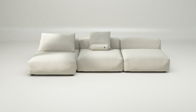 vetsak | Sofa Set 04 - pique - creme | Modulaire Sofa | 5 Zits | Big Sofa