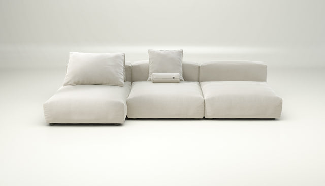 vetsak | Sofa Set 04 - suave - pearl | Modulaire Sofa | 5 Zits | Big Sofa