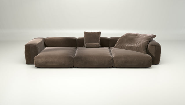 vetsak | Sofa Set 05 - suave - espresso | Modulaire Sofa | 5 Zits | Big Sofa | Hoeksofa