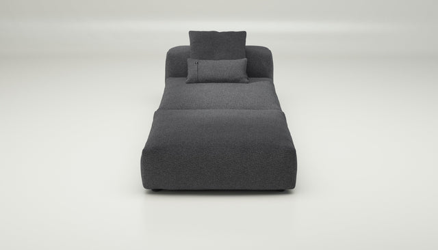 vetsak | Sofa Set 07 - Sun Lounger - loop loop - anthracite | Modulaire Sofa | 2 Zits | Daybed | Chaiselounge