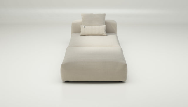 vetsak | Sofa Set 07 - Sun Lounger - pique - beige | Modulaire Sofa | 2 Zits | Daybed | Chaiselounge