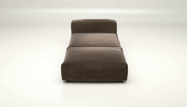 vetsak | Sofa Set 07 - Sun Lounger - suave - espresso | Modulaire Sofa | 2 Zits | Daybed | Chaiselounge