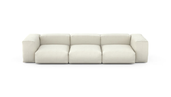 Preset three module sofa - linen - platinum - 314cm x 115cm
