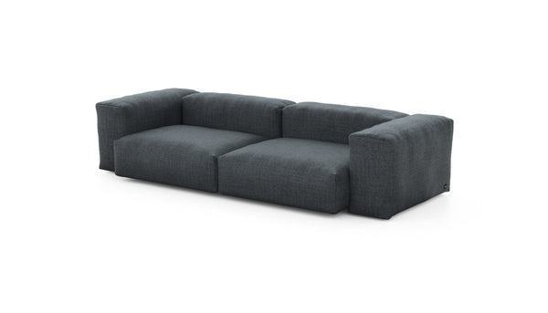 Preset two module sofa - pique - dark grey - 272cm x 115cm