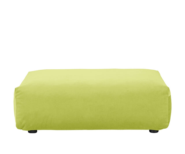 sofa seat - 105x84 - velvet - lime