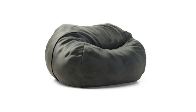 vetsak | Zitzak Large - Leather - Dark Grey
