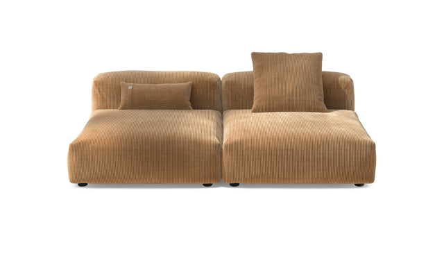 vetsak | Sofa Set 01 Large - Cord Velour - Camel | Modulaire Sofa | 3.5 Zits