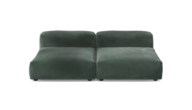 vetsak | Sofa Set 01 Large - Cord Velour - Hunter | Modulaire Sofa | 3.5 Zits
