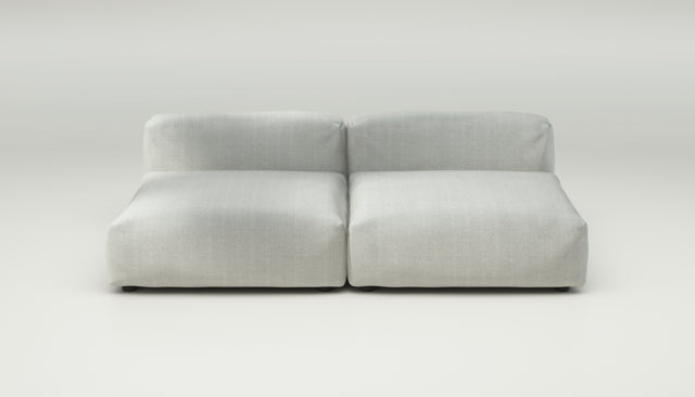 vetsak | Sofa Set 01 Large - herringbone - light grey | Modulaire Sofa | 3.5 Zits