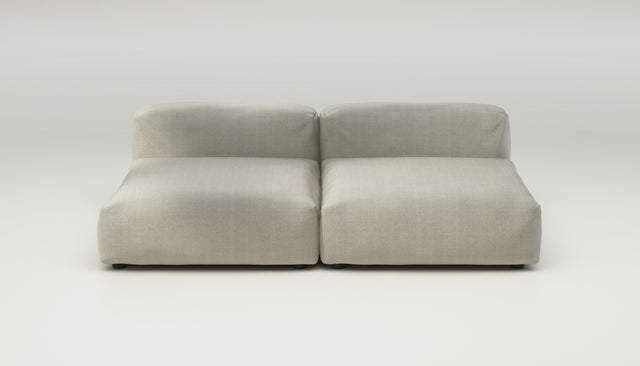 vetsak | Sofa Set 01 Large - herringbone - stone | Modulaire Sofa | 3.5 Zits