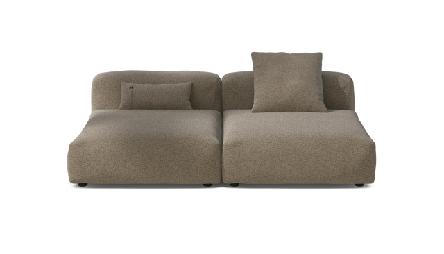 vetsak | Sofa Set 01 Large - Loop Loop - Taupe | Modulaire Sofa | 3.5 Zits