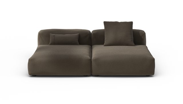 vetsak | Sofa Set 01 Large - Breeze - Brown | Modulaire Sofa | 3.5 Zits