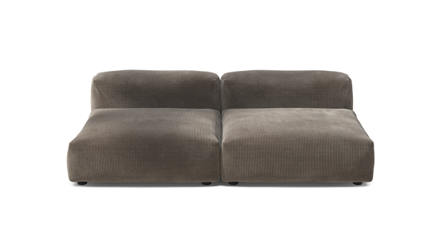 vetsak | Sofa Set 01 Large - Cord Velour - Mocha | Modulaire Sofa | 3.5 Zits