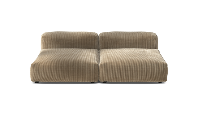 vetsak | Sofa Set 01 Large - Cord Velour - Sand | Modulaire Sofa | 3.5 Zits