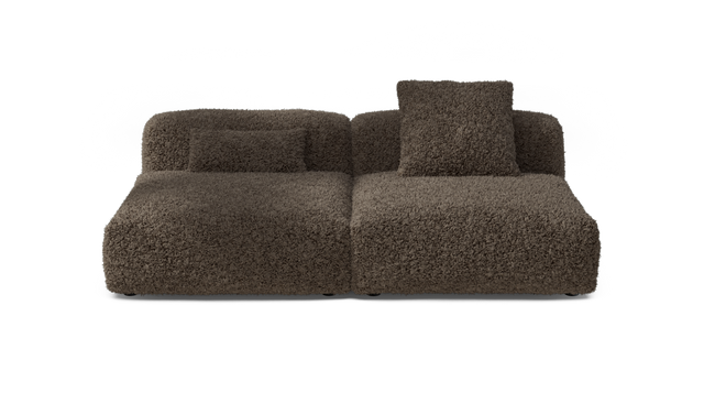 vetsak | Sofa Set 01 Large - Doodle - Cacao | Modulaire Sofa | 3.5 Zits