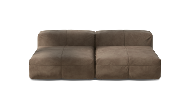 vetsak | Sofa Set 01 Large - Leather - Cacao | Modulaire Sofa | 3.5 Zits