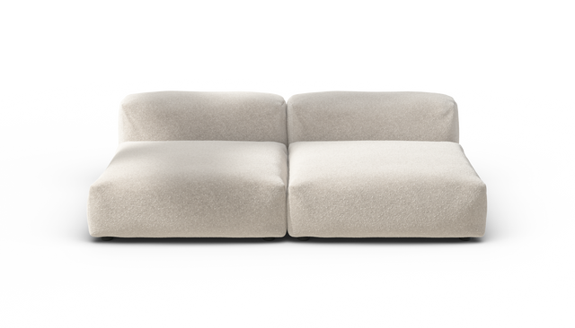 vetsak | Sofa Set 01 Large - Nub - Creme | Modulaire Sofa | 3.5 Zits