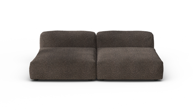 vetsak | Sofa Set 01 Large - Nub - Walnut | Modulaire Sofa | 3.5 Zits