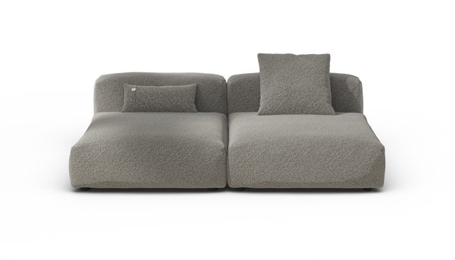 vetsak | Sofa Set 01 Large - Pebble - Platinum | Modulaire Sofa | 3.5 Zits