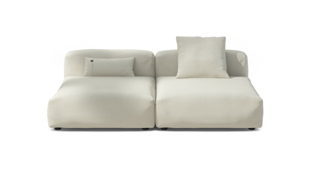 vetsak | Sofa Set 01 Large - Pique - Creme | Modulaire Sofa | 3.5 Zits