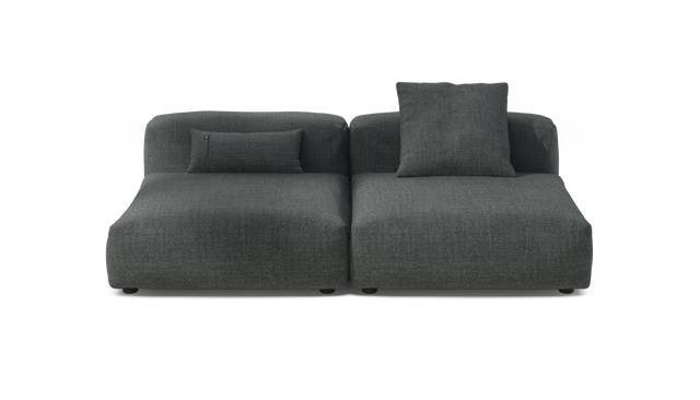 vetsak | Sofa Set 01 Large - Pique - Dark Grey | Modular Sofa | 3.5 Seater
