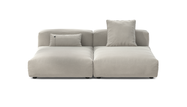 vetsak | Sofa Set 01 Large - Suave - Clay | Modulaire Sofa | 3.5 Zits