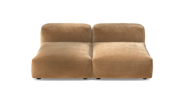 vetsak | Sofa Set 01 Medium - Cord Velour - Camel | Modulaire Sofa | 2.5 Zits
