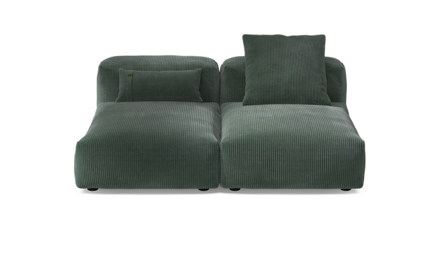 vetsak | Sofa Set 01 Medium - Cord Velour - Hunter | Modulaire Sofa | 2.5 Zits