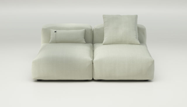 vetsak | Sofa Set 01 Medium - herringbone - beige | Modulaire Sofa | 2.5 Zits