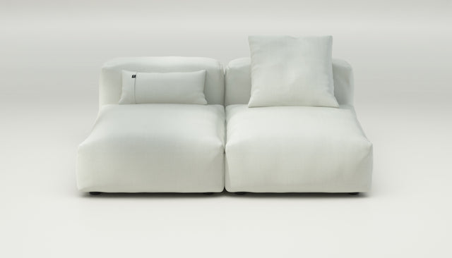 vetsak | Sofa Set 01 Medium - herringbone - creme | Modulaire Sofa | 2.5 Zits