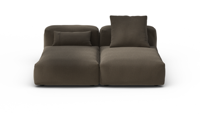vetsak | Sofa Set 01 Medium - Breeze - Brown | Modulaire Sofa | 2.5 Zits