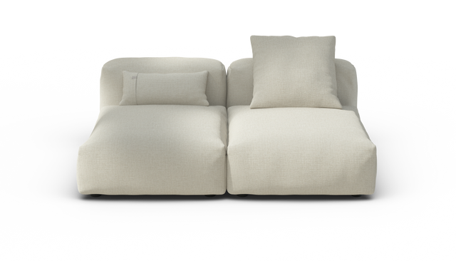 vetsak | Sofa Set 01 Medium - Breeze - Ecru | Modulaire Sofa | 2.5 Zits