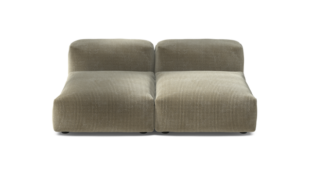 vetsak | Sofa Set 01 Medium - Cord Velour - Khaki | Modulaire Sofa | 2.5 Zits