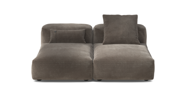vetsak | Sofa Set 01 Medium - Cord Velour - Mocha | Modulaire Sofa | 2.5 Zits