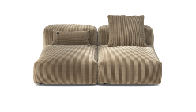 vetsak | Sofa Set 01 Medium - Cord Velour - Sand | Modulaire Sofa | 2.5 Zits