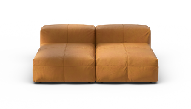 vetsak | Sofa Set 01 Medium - Leather - Brown | Modulaire Sofa | 2.5 Zits