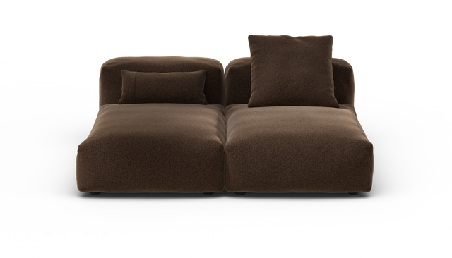 vetsak | Sofa Set 01 Medium - Pebble - Umber | Modulaire Sofa | 2.5 Zits