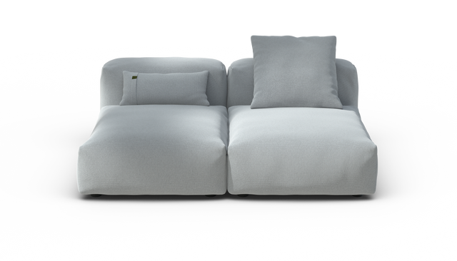 vetsak | Sofa Set 01 Medium - Pique - Turquoise | Modulaire Sofa | 2.5 Zits